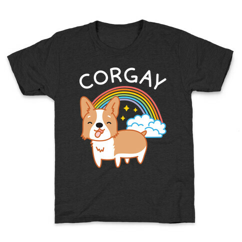 Corgay Gay Corgi  Kids T-Shirt