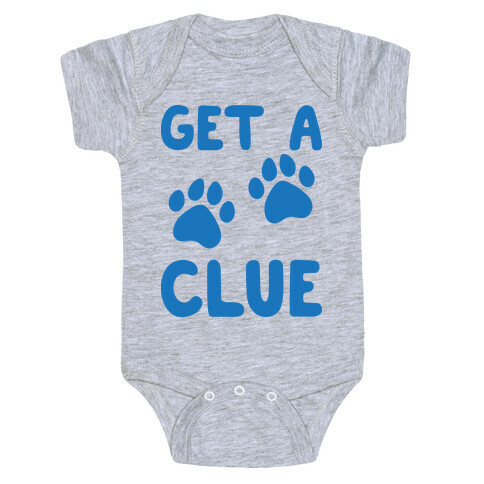 Get A Clue Parody Baby One-Piece