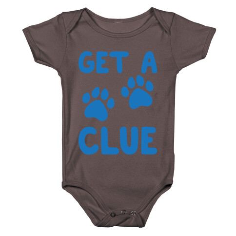 Get A Clue Parody Baby One-Piece