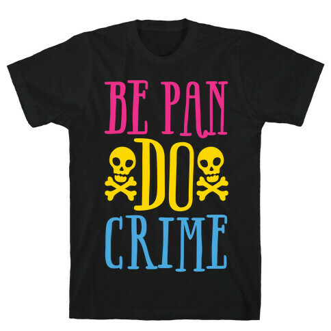 Be Pan Do Crime White Print T-Shirt