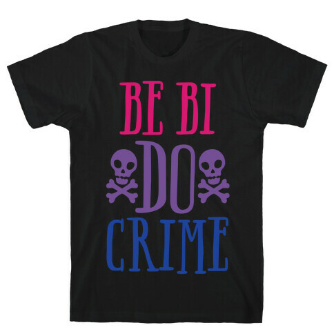 Be Bi Do Crime White Print T-Shirt