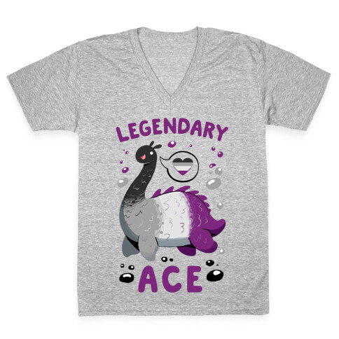 Legendary Ace Nessie V-Neck Tee Shirt