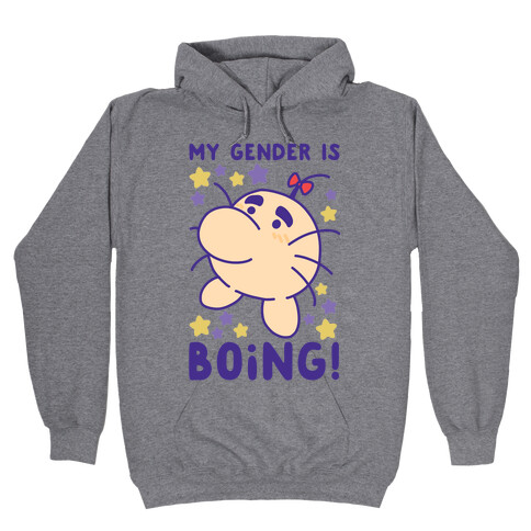 My Gender is Boing! - Mr. Saturn Hooded Sweatshirt