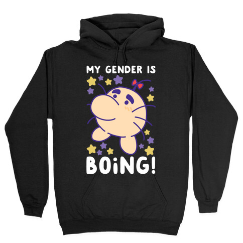 My Gender is Boing! - Mr. Saturn Hooded Sweatshirt