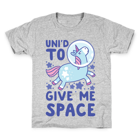 Uni'd to Give Me Space - Unicorn Kids T-Shirt