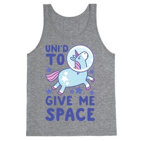 Uni'd to Give Me Space - Unicorn Tank Top