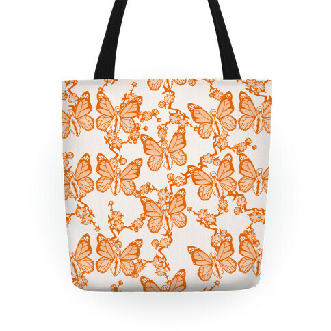 Butterfly Vagina Pattern Tote