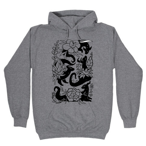 Succulent Dragons Hooded Sweatshirt