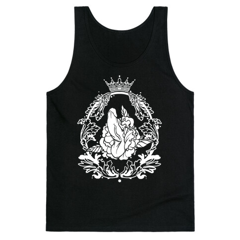 Floral Penis in Baroque Frame Tank Top