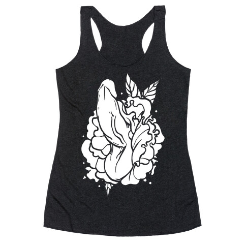 Floral Penis Racerback Tank Top