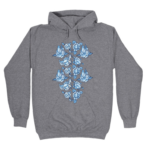 Floral Penis Collage Hooded Sweatshirt