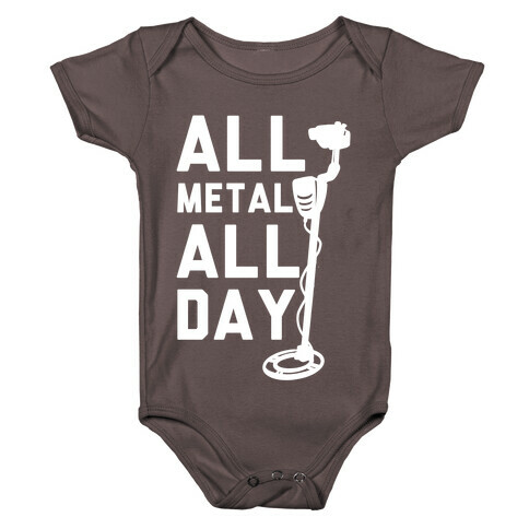 All Metal All Day Baby One-Piece