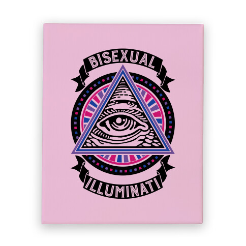 Bisexual Illuminati Canvas Print