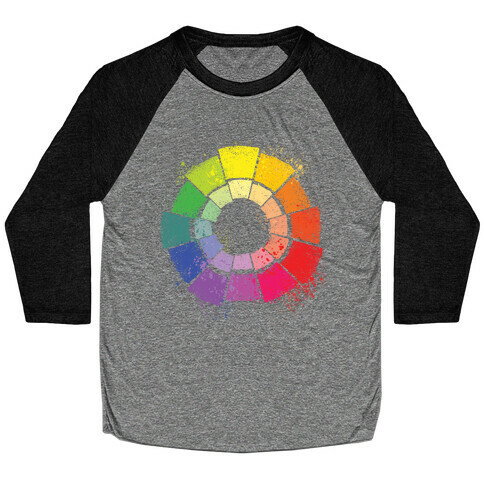 Artists Color Wheel Baseball Tee