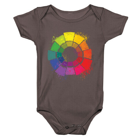 Artists Color Wheel Baby One-Piece