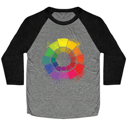 Artists Color Wheel Baseball Tee