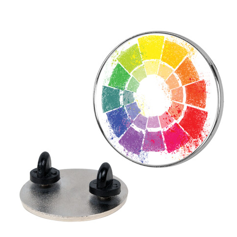 Artists Color Wheel Pin