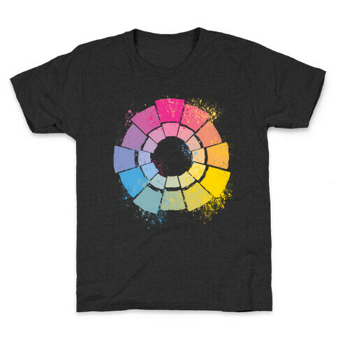 Pan Pride Color Wheel Kids T-Shirt