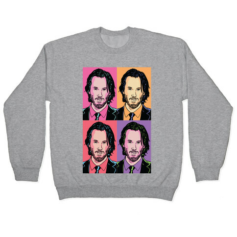 Keanu Pop Art Portrait Pullover