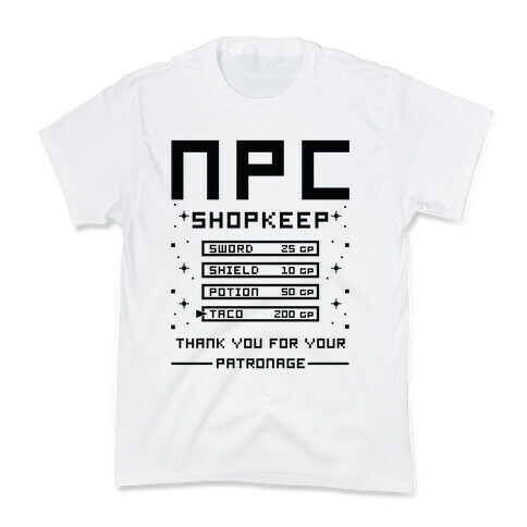 NPC ShopKeep Kids T-Shirt