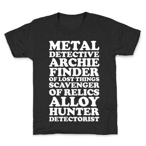 Metal Detective Archie Finder Of Lost Things Kids T-Shirt