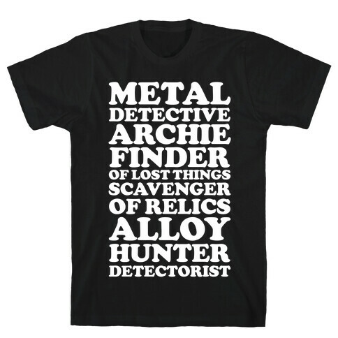 Metal Detective Archie Finder Of Lost Things T-Shirt