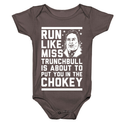 Run Like Miss Trunchbull's About to Put You in the Chokey Baby One-Piece