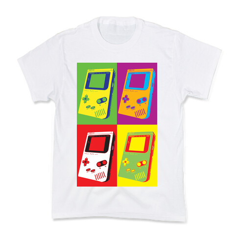 Gameboy Pop Art Pattern Kids T-Shirt