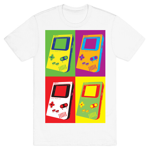 Gameboy Pop Art Pattern T-Shirt