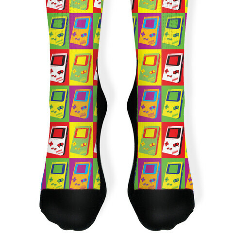 Gameboy Pop Art Pattern Sock
