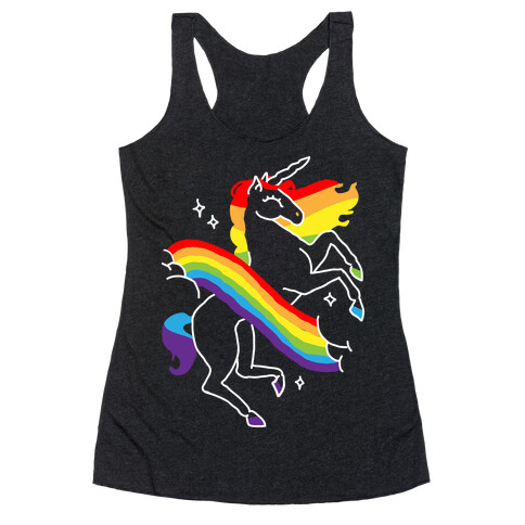 Unicorn Pride  Racerback Tank Top