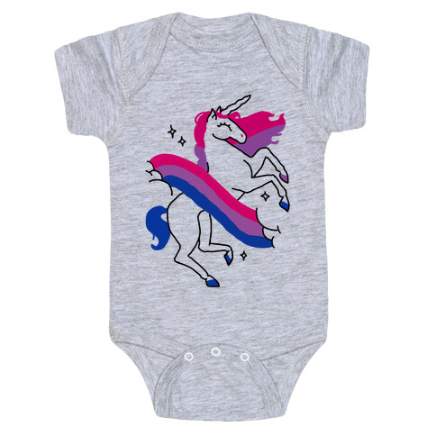 Unicorn Bi Pride  Baby One-Piece