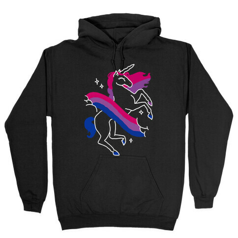 Unicorn Bi Pride  Hooded Sweatshirt