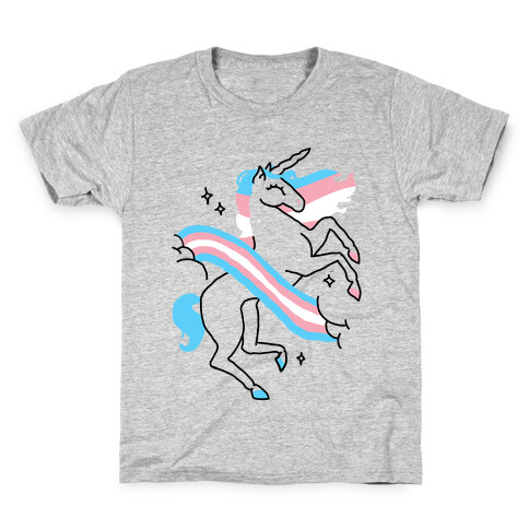 Unicorn Trans Pride  Kids T-Shirt