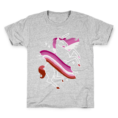 Unicorn Lesbian Pride  Kids T-Shirt