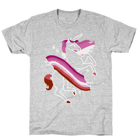 Unicorn Lesbian Pride  T-Shirt