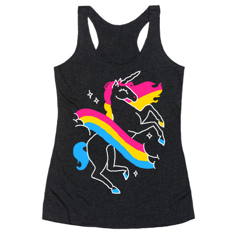 Unicorn Pan Pride  Racerback Tank Top