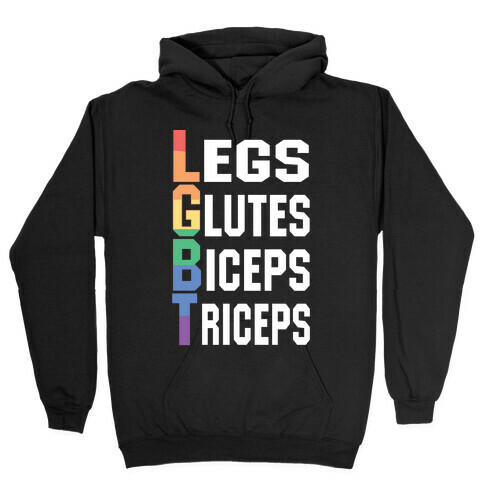 LGBT fitness Hooded Sweatshirt