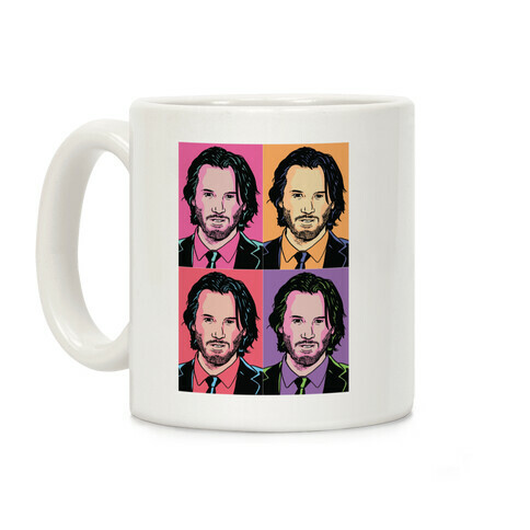 Keanu Pop Art Portrait Coffee Mug