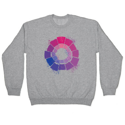 Bi Pride Color Wheel Pullover