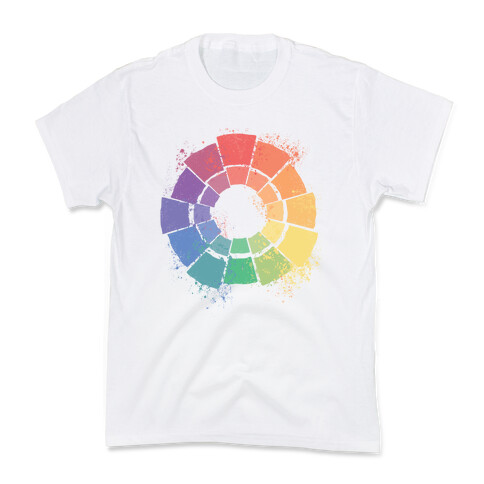 Gay Pride Color Wheel Kids T-Shirt