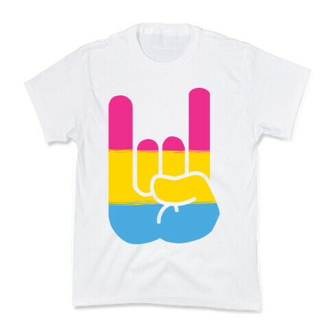 Rock On Pan Pride Kids T-Shirt