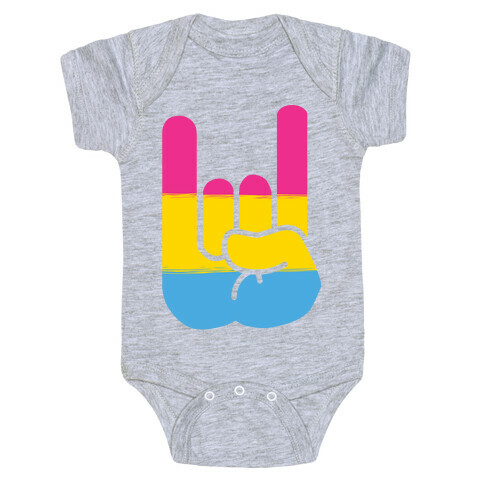 Rock On Pan Pride Baby One-Piece