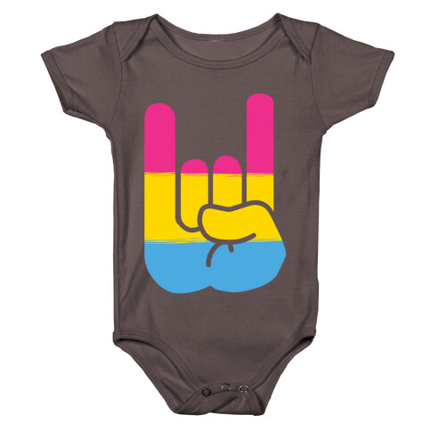 Rock On Pan Pride Baby One-Piece