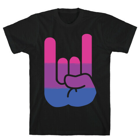 Rock On Bi Pride T-Shirt