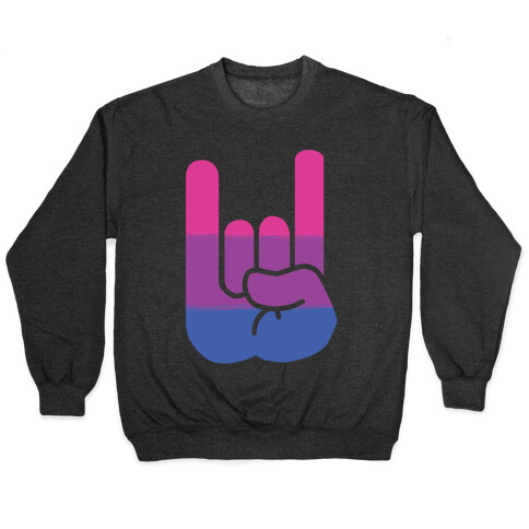 Rock On Bi Pride Pullover