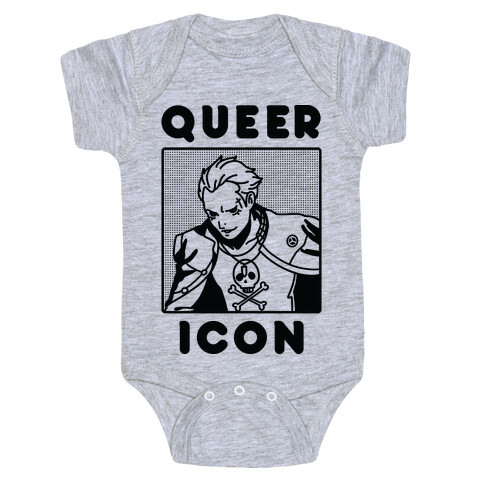 Queer Icon Kanji Baby One-Piece