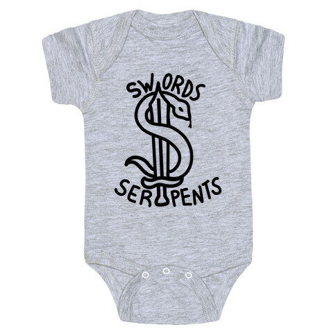 Swords and Serpents Baby One-Piece