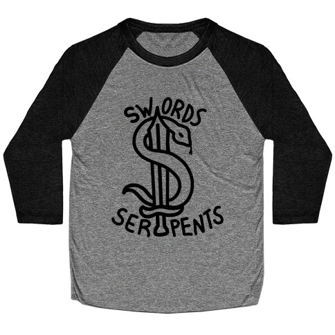 Swords and Serpents Baseball Tee