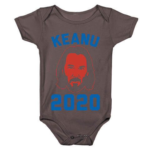 Keanu 2020 White Print Baby One-Piece